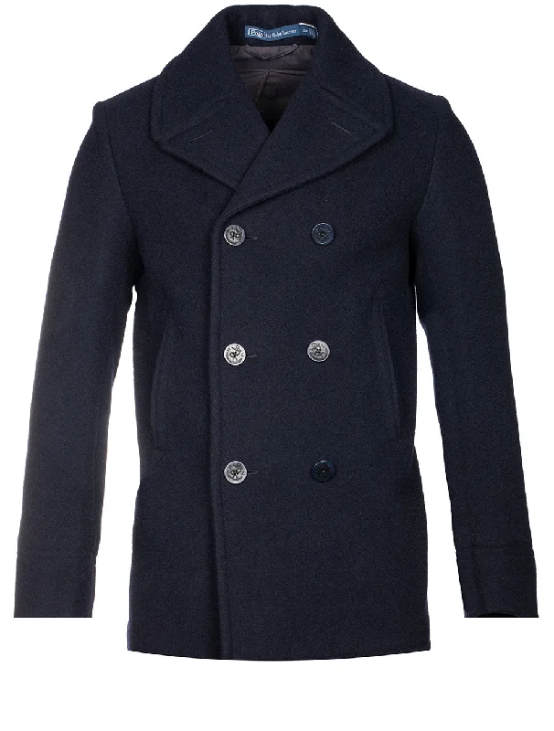 Melton Peacoat Cruise Navy Dapper Men's Bow