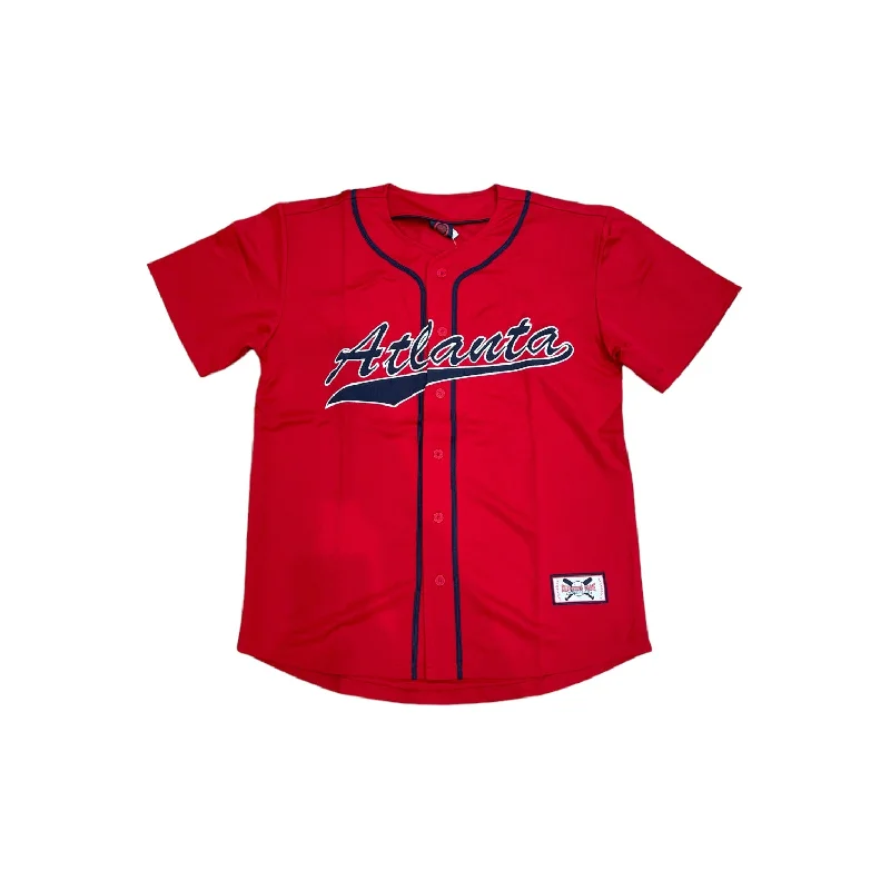 Noiz Atlanta Baseball Jersey (Red/Navy) Monochromatic All