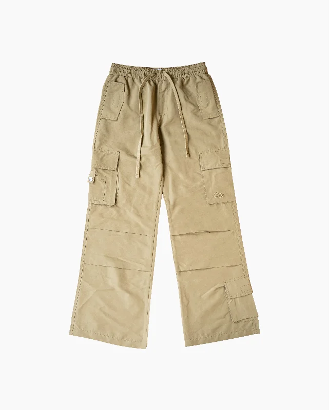 EPTM PARACHUTE CARGO PANTS - TAN Cozy Men's Winter