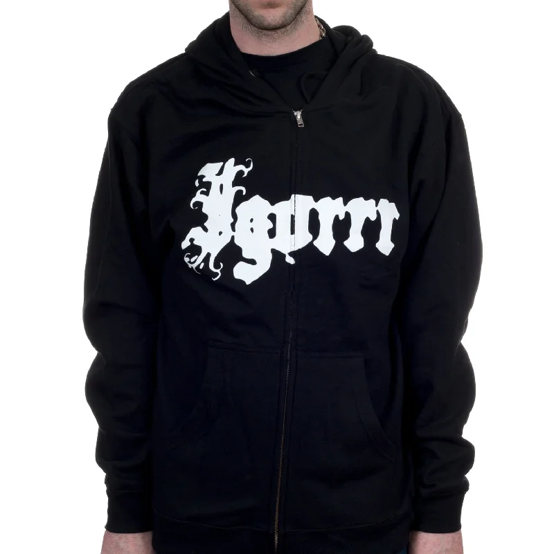 Igorrr "Logo" Zip Hoodie Elegant Men's Formal 