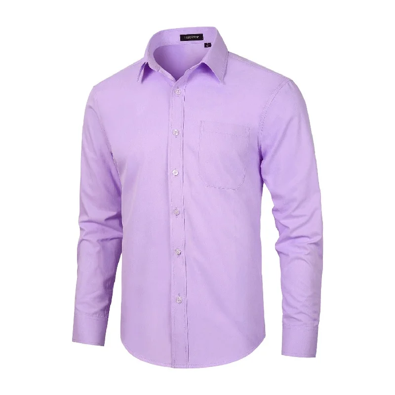 Men's Dress Shirt with Pocket - LAVENDER Lumberjack