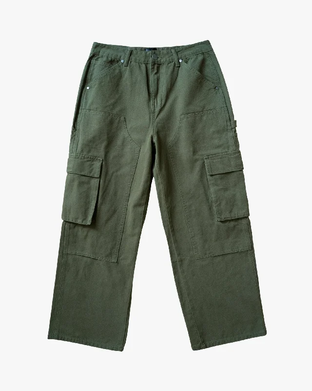 EPTM BLUEPRINT CARPENTER PANTS - OLIVE Stylish Men's Neon