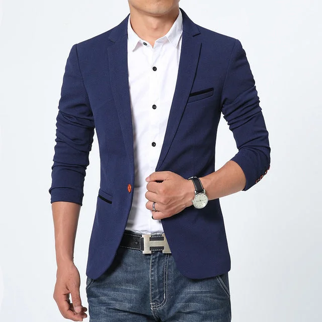 Luxury Blazer Cozy Men's Winter