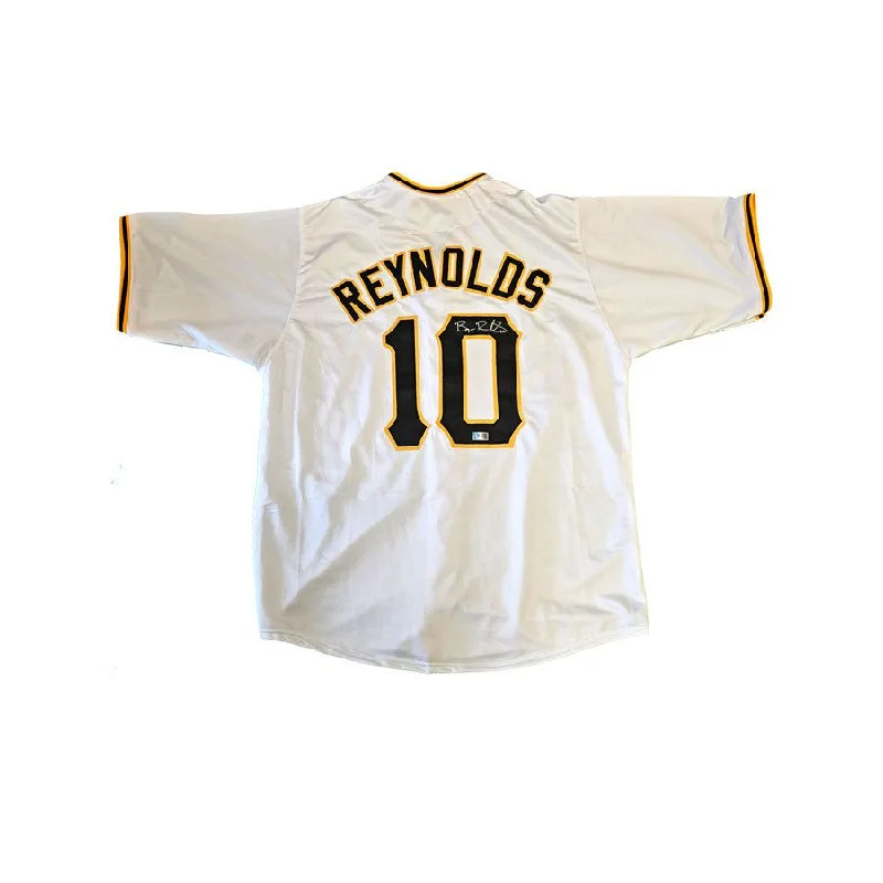 Bryan Reynolds Signed Custom White Baseball Jersey Youthful Men's Anime