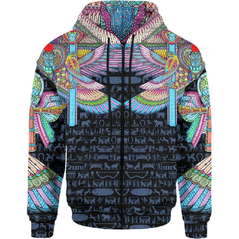 Khepri Zip Hoodie Masculine Men's Thick