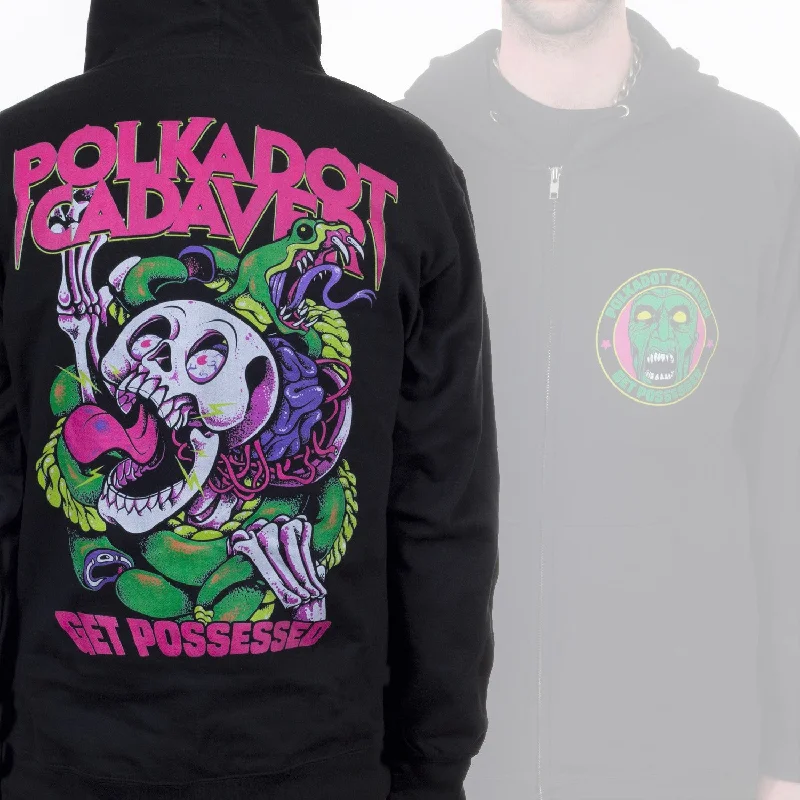 Polkadot Cadaver "Snake" Zip Hoodie Dynamic Men's Glow