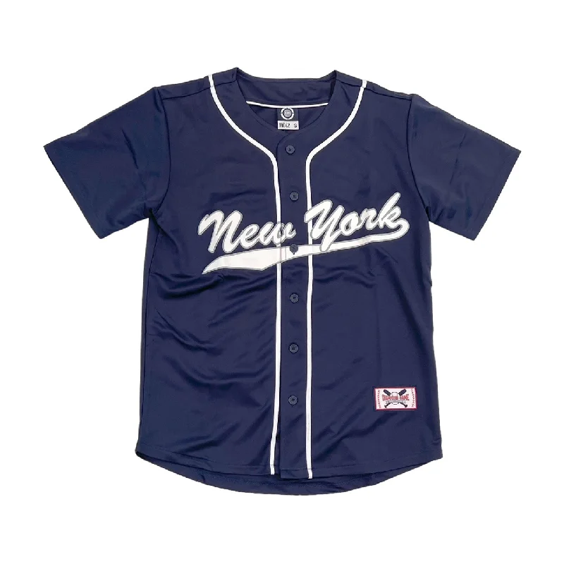 Noiz New York Baseball Jersey (Navy/White) Tailored