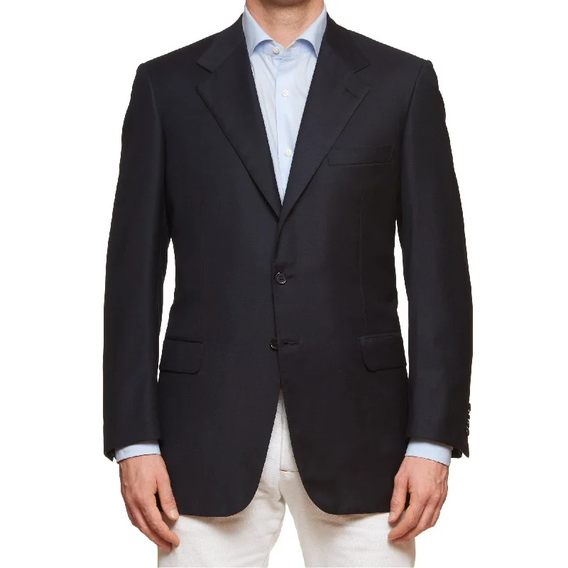 BRIONI "PALATINO" Handmade Navy Blue Wool Jacket EU 51 NEW US 41 Relaxed Men's Australian 