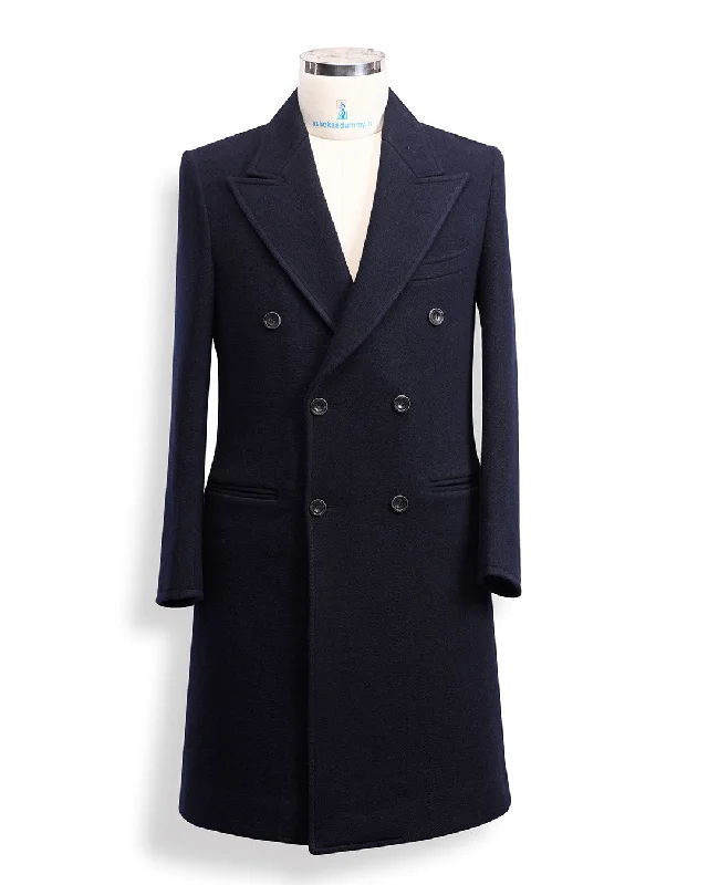 Luxire Wool Navy Over Coat Adventure