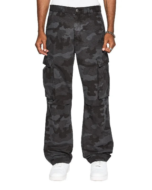 FUGITIVE CARGO BLACK CAMO Youthful Men's Anime