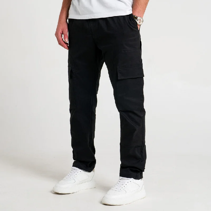 Parkes Cargo Pant - Black Edgy Men's Punk