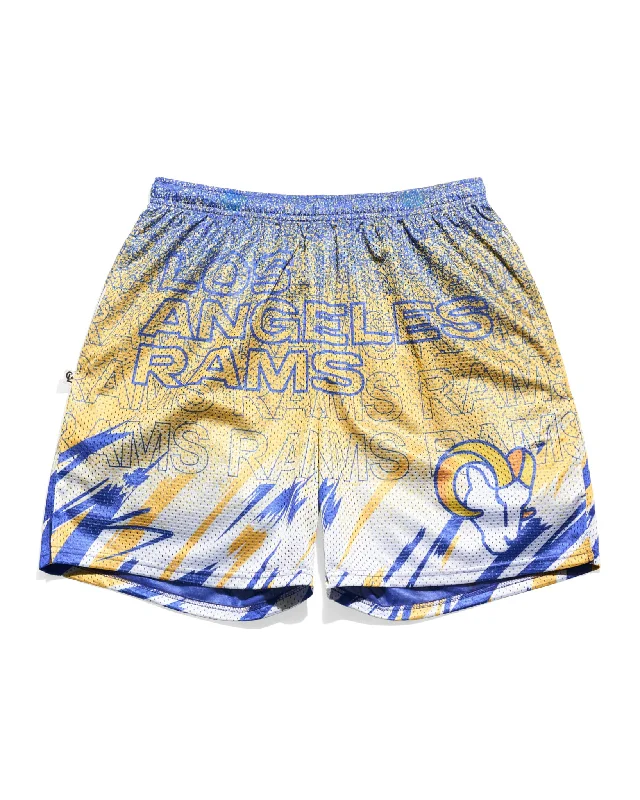 Los Angeles Rams Sketch Retro Shorts Organic