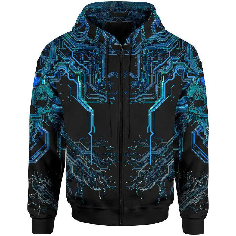 Cyber Zip Hoodie Athletic Men's High