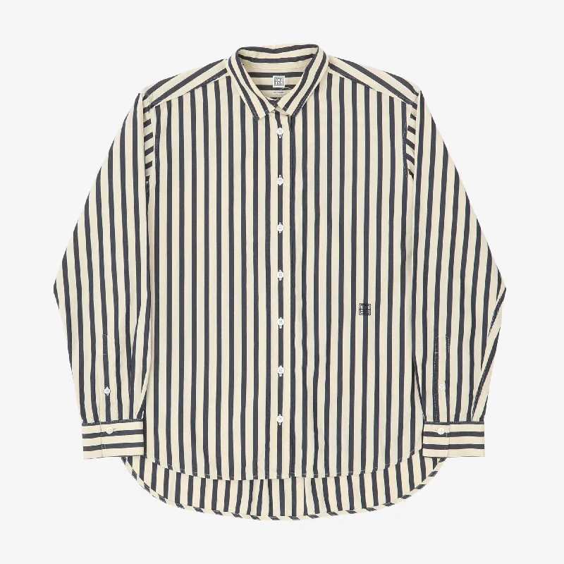 Women's Stripe Shirt Unique Men's Patch