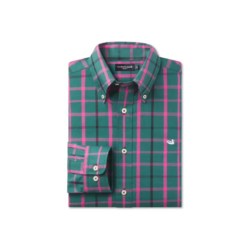 Lafitte Tattersall Dress Shirt Laid