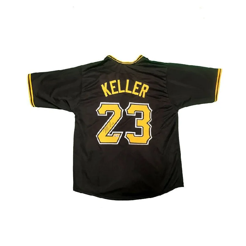 Mitch Keller Signed Custom Black Baseball Jersey Polished Men's Silk