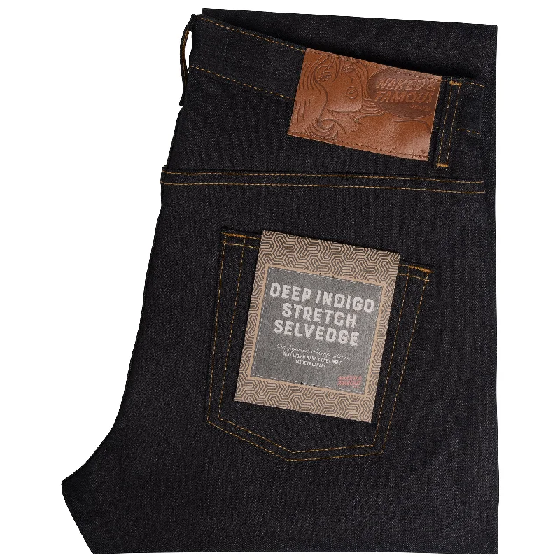 Easy Guy - Deep Indigo Stretch Selvedge Hip Men's Retro