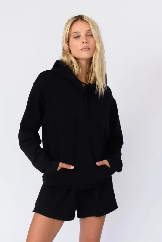 CLOUDLUX Ana Hoodie - Black Vacation