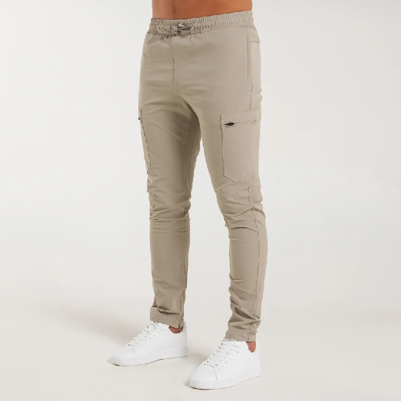 Molina Cargo Pants - Cement Preppy Men's College