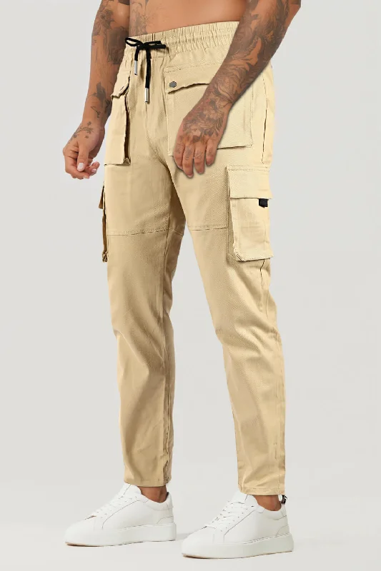 Men's Khaki Cargo Pant Hip Men's Urban