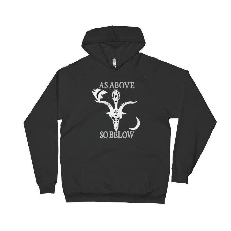 As Above So Below Hoodie Modern Men's Geometric