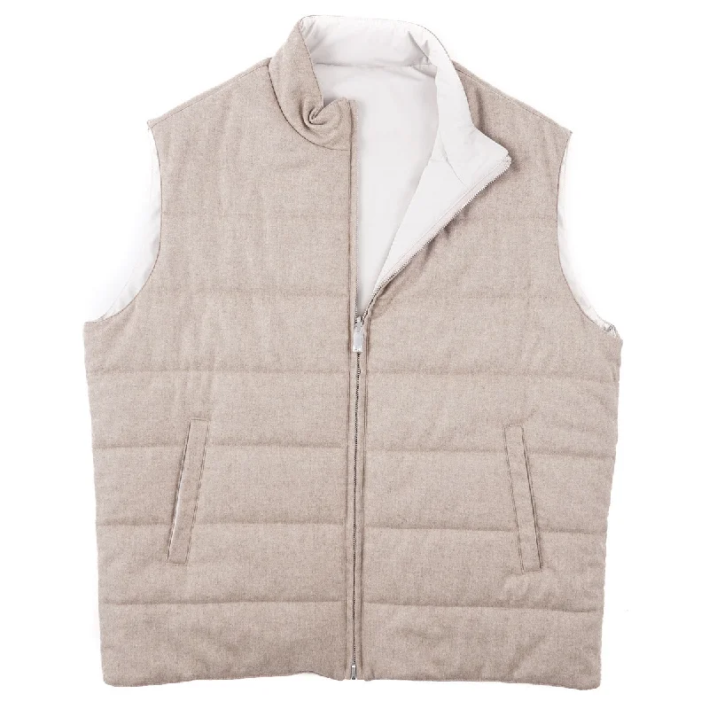 Marco Pescarolo Reversible Cashmere Vest Sophisticated Men's 