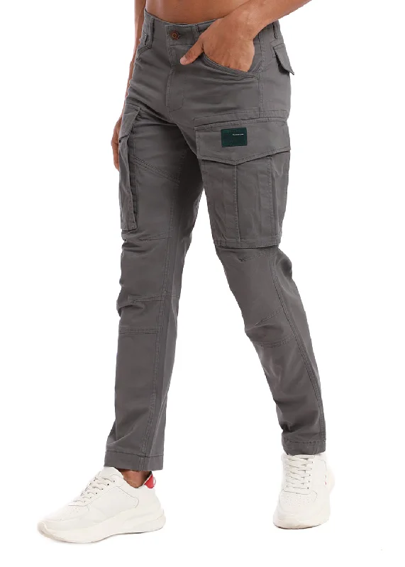 Stone Gray Cargo Pant Practical Men's Multi