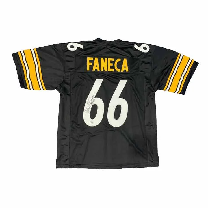 Alan Faneca Signed Custom Home Football Jersey Adventure