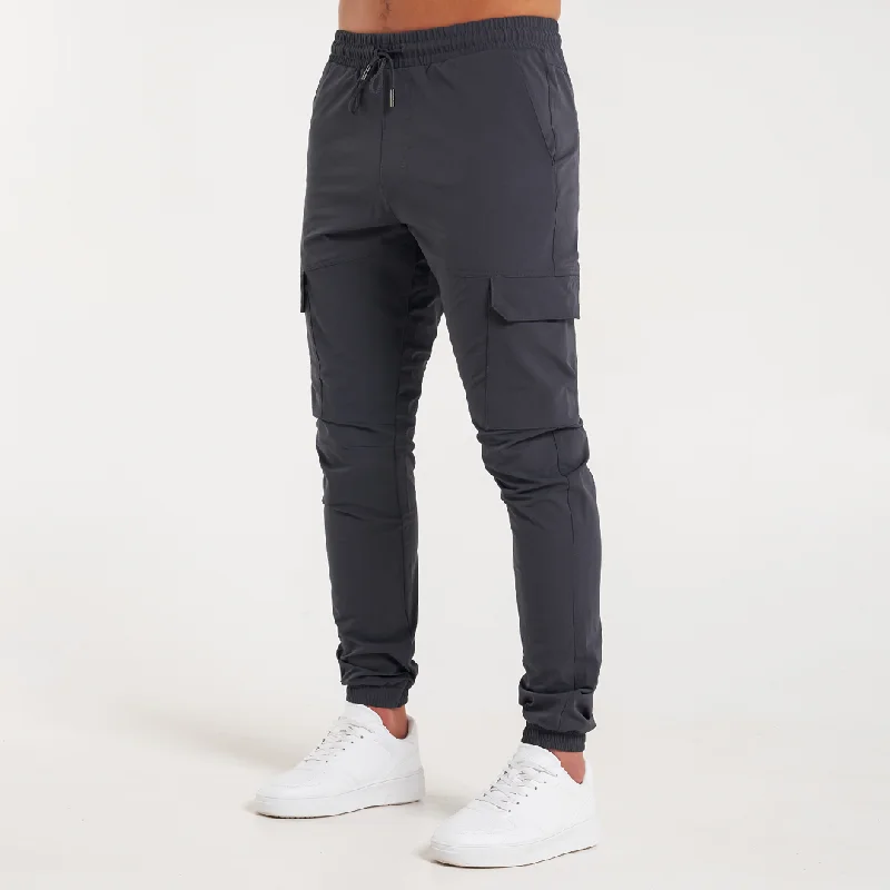 Rivero Tech Cargo Pants - Charcoal Relaxed Men's Beach