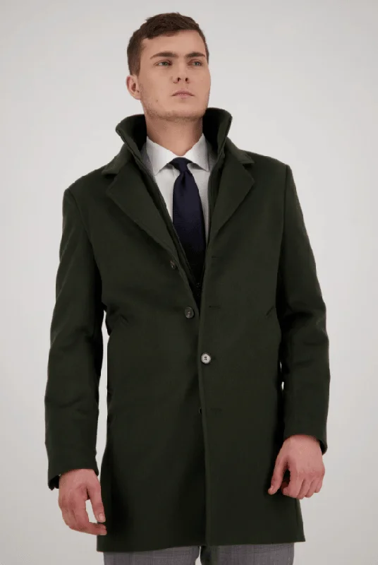 JARED REMOVABLE COLLAR COAT Street