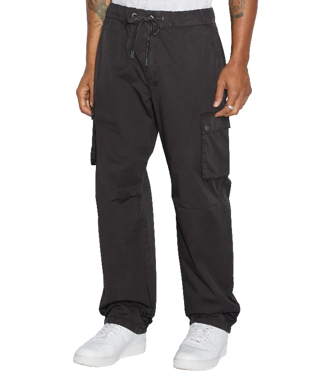 KRUSH CARGO PANT BLACK Cozy Men's Sherpa