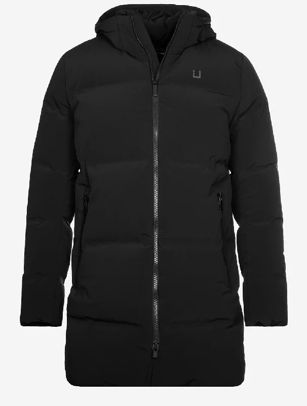 Titan Parka Black Sleek Men's Metallic