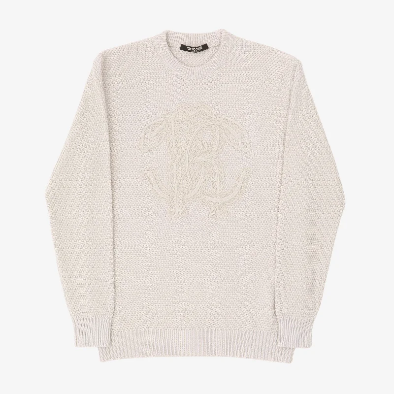 Wool Knit Logo Sweater Dapper Men's Bow