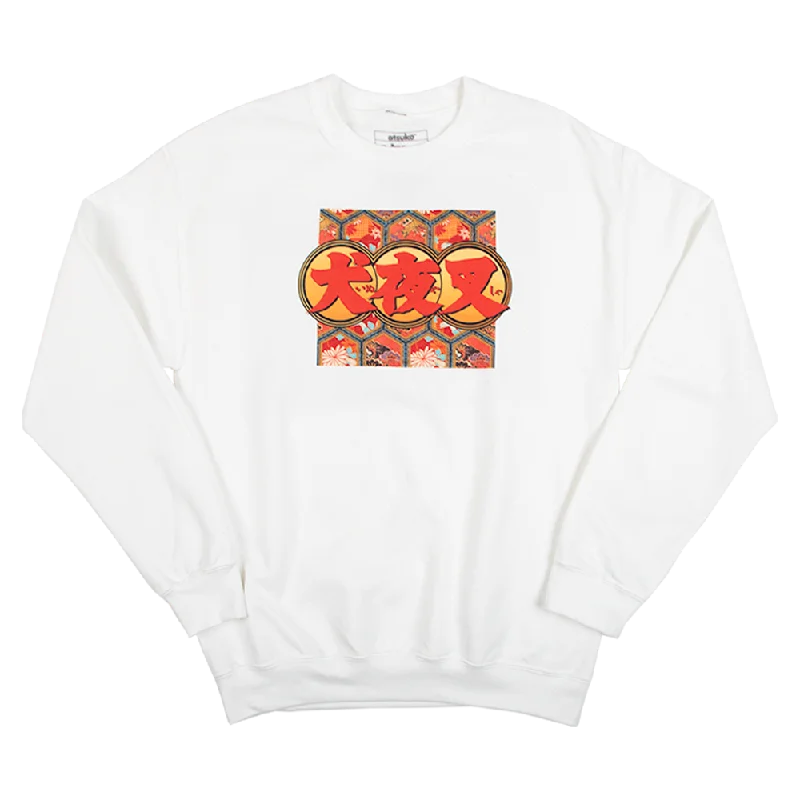 Team Inuyasha White Crew Neck Sweatshirt Adventure