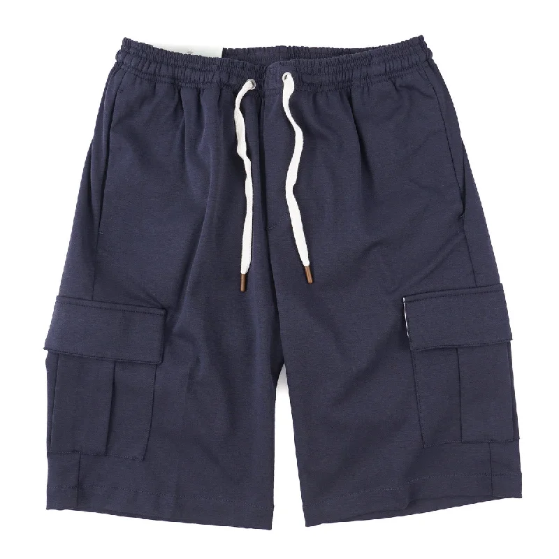 Sartorio Jersey Cotton Drawstring Shorts Dynamic Men's Moto