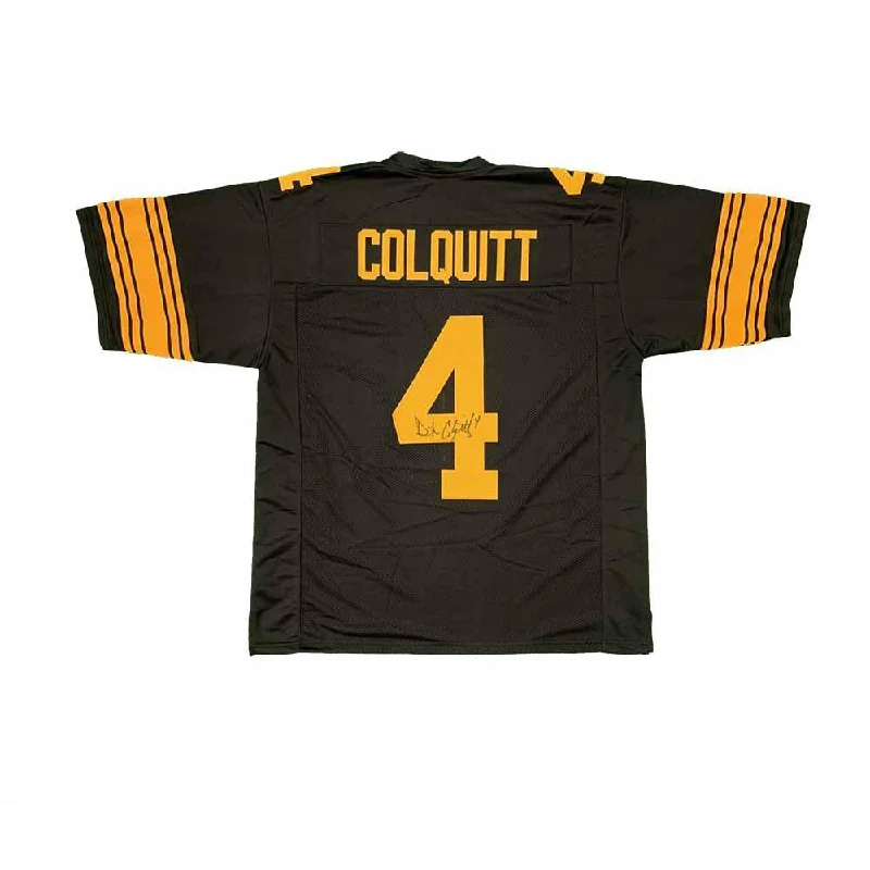 Dustin Colquitt Signed Custom Alternate Football Jersey Casual Men's Short