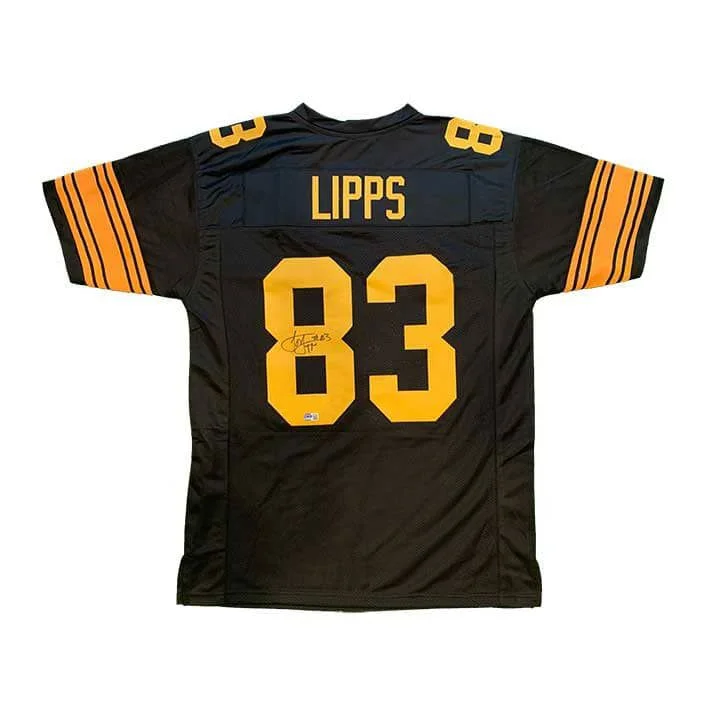 Louis Lipps Signed Custom Alternate Football Jersey Relaxed Men's Beach