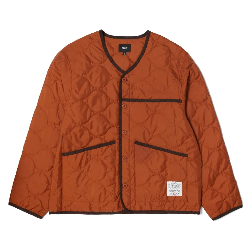 Huf Movement Liner Jacket Russet Earthy Men's Hemp