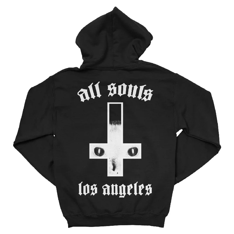 All Souls "Cross" Zip Hoodie Unique Men's Patch