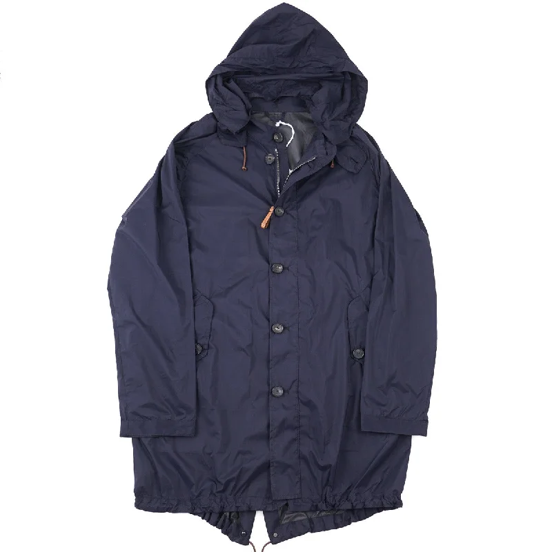 Manto Lightweight Hooded Rain Parka Dapper Men's Bow