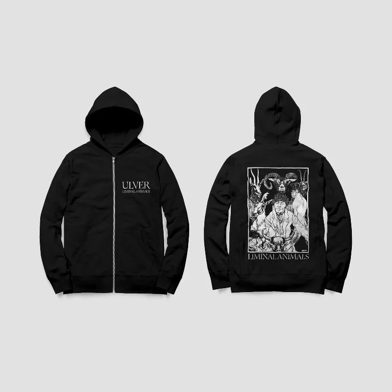 Ulver "Liminal Animals" Zip Hoodie Trendy Men's Bucket