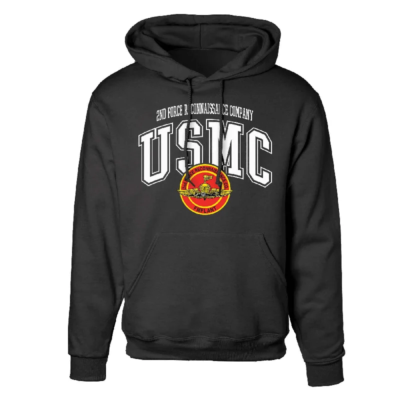 2nd Force Reconnaissance Co Arched Hoodie Adventure