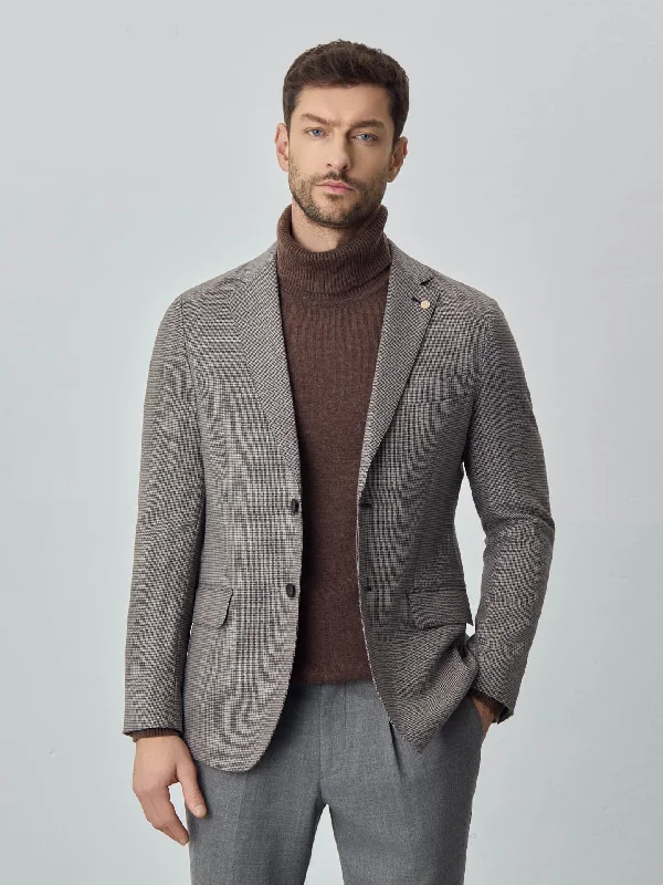 Leisure deconstructed houndstooth blazer Street