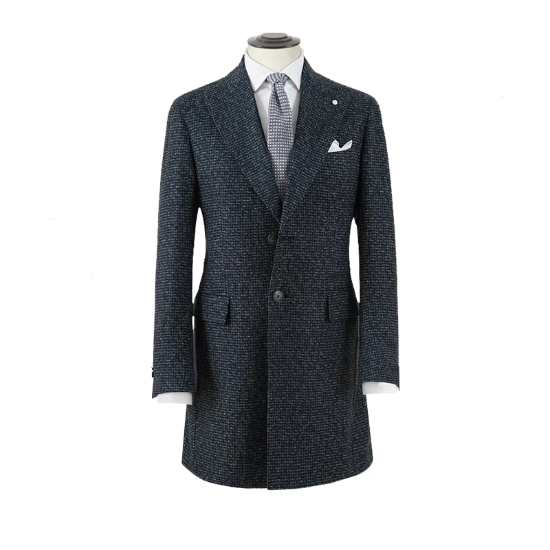 THE STELVIO OVERCOAT Model 7510 Cclassic Men's Tweed