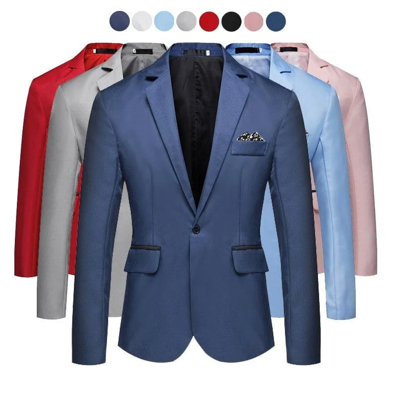 Men Blazer - Dickson Business Blazer Refined Men's Hand