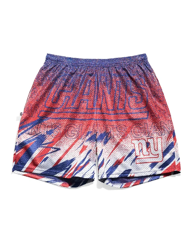 New York Giants Sketch Retro Shorts Modern Men's Geometric