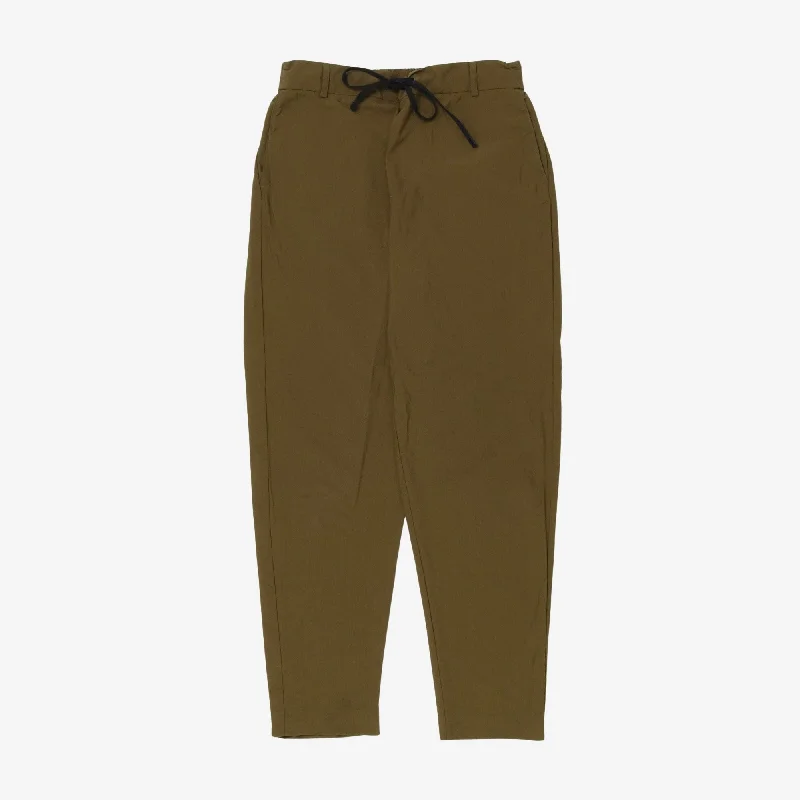 Nylon Drawstring Trousers Sophisticated Men's French