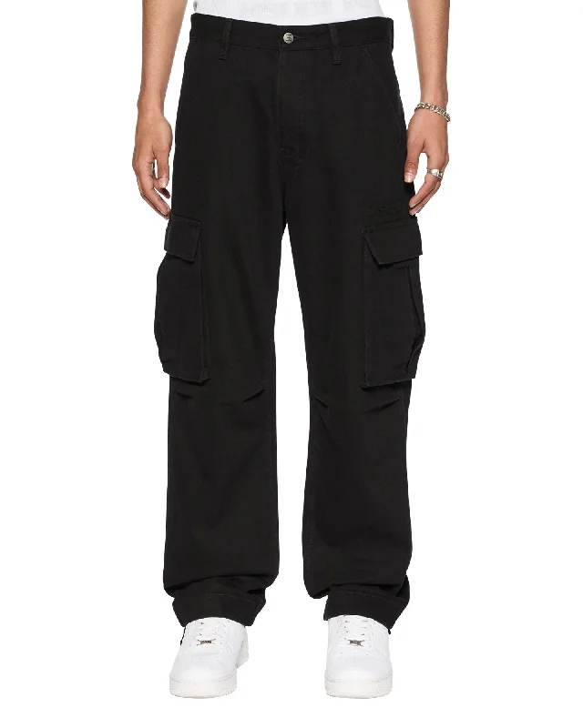 SOTT FUGITIVE CARGO PANT JET BLACK Organic