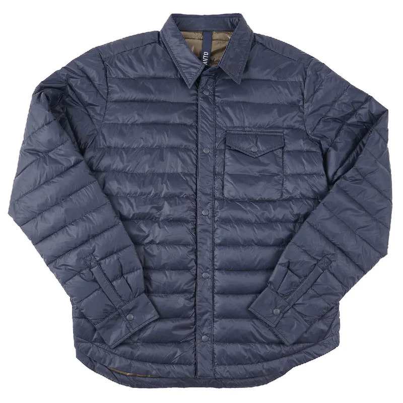 Manto Lightweight Quilted Puffer Jacket Unique Men's Patch