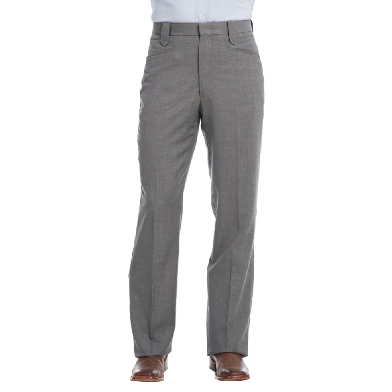 Circle S Mens Steel Grey Dress Ranch Pants - CP6715-49 Casual Men's Loose